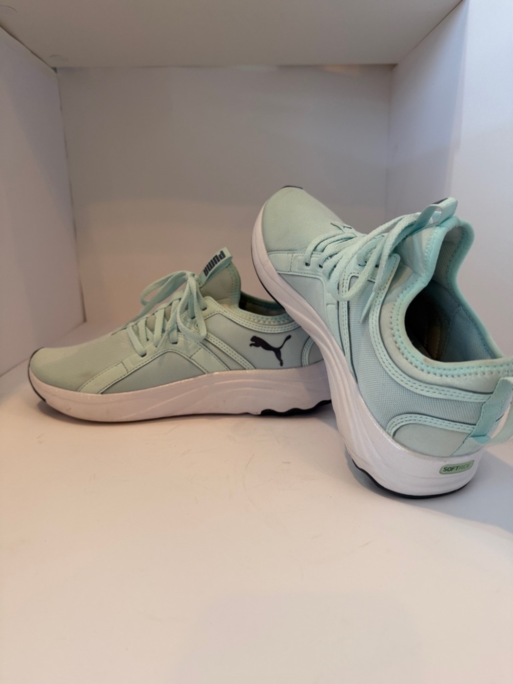 PUMA Mint Teal Low-Profile Sneakers